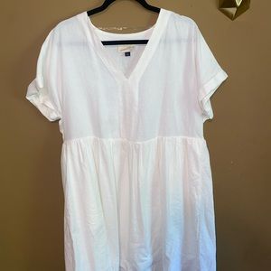 Universal Thread White Linen Dress